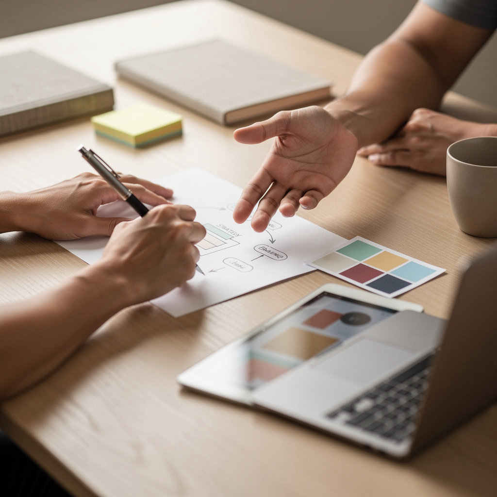 Brandbliss strategic brand development process workflow and collaboration